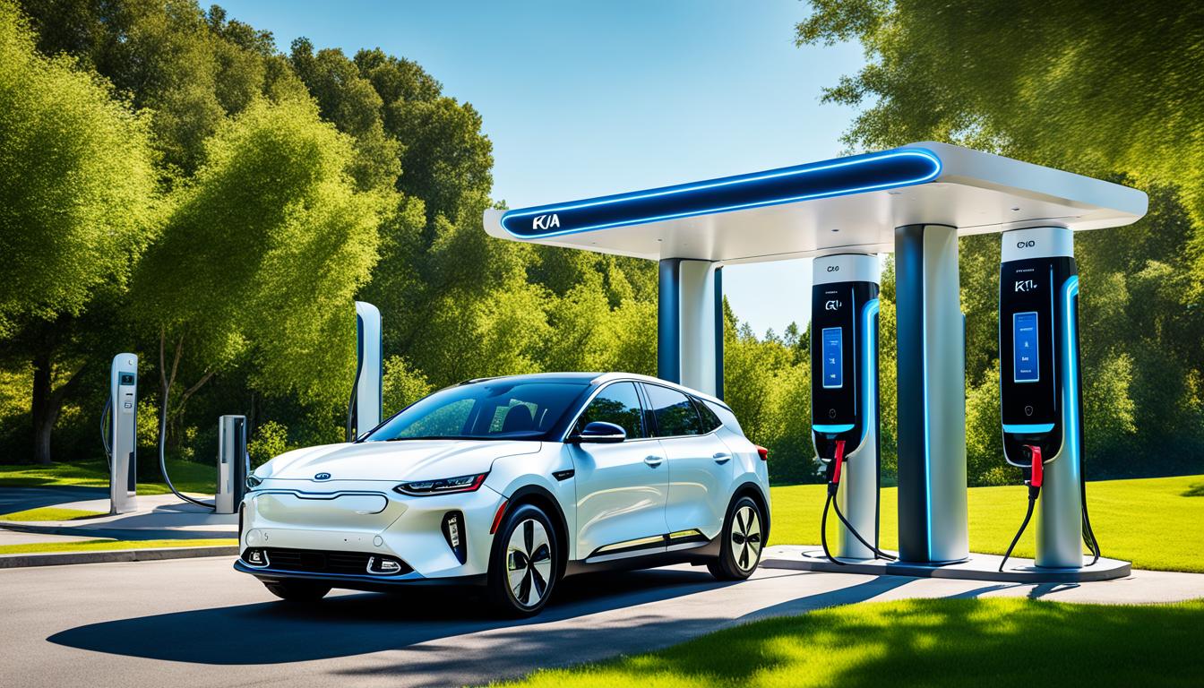 Kia EV6 charging station